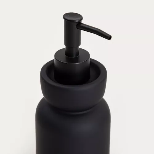 Диспенсър за течен сапун HOMLA ELVIA 7.2x7.2x17.5 см., черен