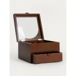 Кутия за бижута на два етажа HOMLA LIORE 20x20x13.5 см.