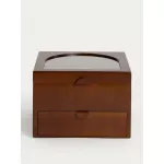 Кутия за бижута на два етажа HOMLA LIORE 20x20x13.5 см.