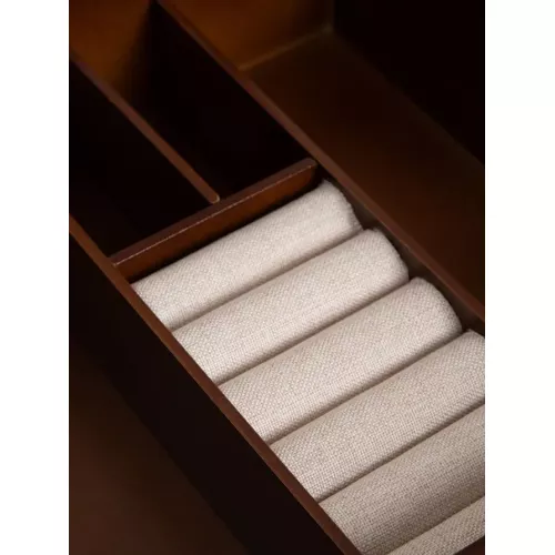 Кутия за бижута на два етажа HOMLA LIORE 20x20x13.5 см.