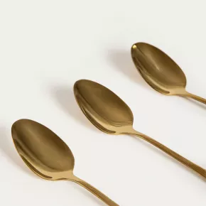 Сет лъжици 4 бр. HOMLA ABELE, златист