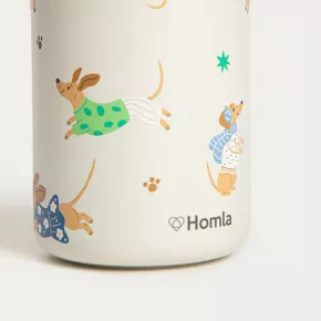 Сет детска кутия за храна и чаша HOMLA BITEA, дакел
