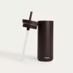 Термочаша със сламка HOMLA COCOA 500 мл., кафяв