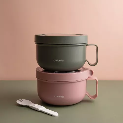 Кутия за храна HOMLA POPPIE 850 мл., зелен