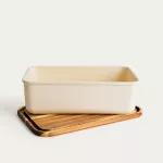 Кутия за хляб HOMLA NORIS 40x24x13 см, бежов