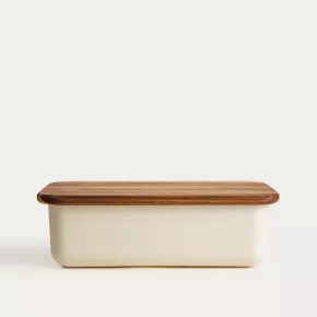Кутия за хляб HOMLA NORIS 40x24x13 см, бежов