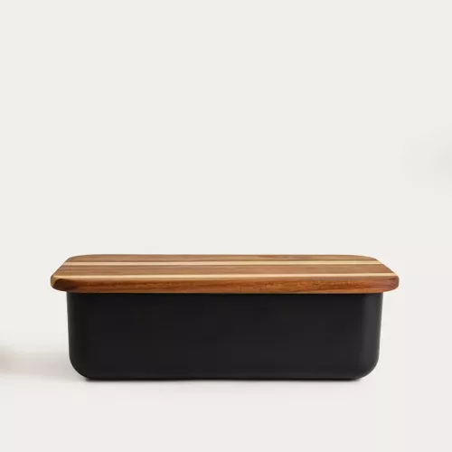 Кутия за хляб HOMLA NORIS 40x24x13 см, черен