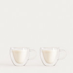 Сет чаши с двойно дъно 2 бр. HOMLA CEMBRA HEARTS 300 мл.