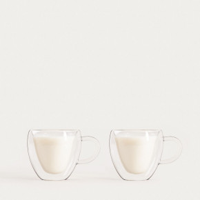 Сет чаши с двойно дъно 2 бр. HOMLA CEMBRA HEARTS 300 мл.