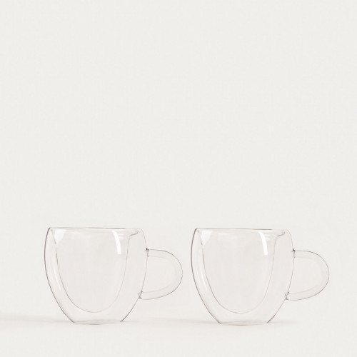 Сет чаши с двойно дъно 2 бр. HOMLA CEMBRA HEARTS 300 мл.