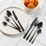 Прибори за хранене 16 части HOMLA ABELE, черен Прибори за хранене 16 части HOMLA ABELE, черен