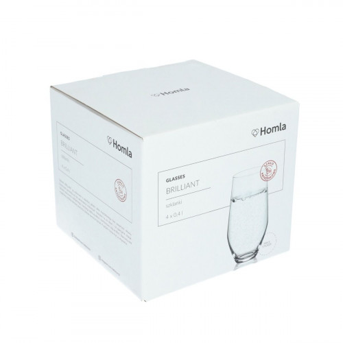 Чаши 4 бр. HOMLA BRILLIANT 400 мл. Чаши 4 бр. HOMLA BRILLIANT 400 мл.