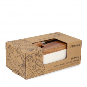 Съд за масло с нож HOMLA MOOKA