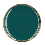 Чаша с чиния и лъжица HOMLA SINNES 200 мл., тъмнозелен 