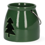 Свещник HOMLA TINSEL, зелен