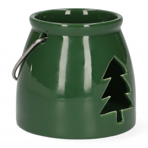 Свещник HOMLA TINSEL, зелен