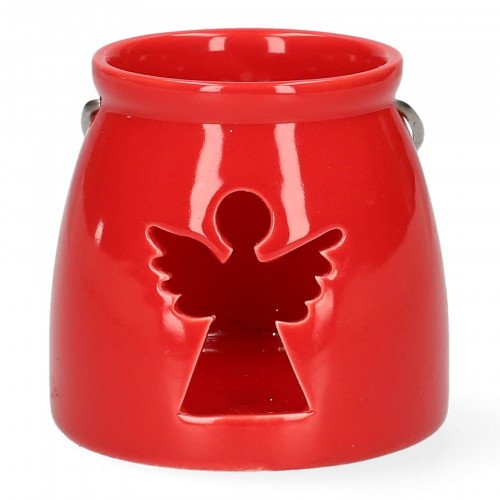 Свещник HOMLA TINSEL, червен