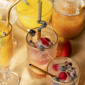 Чаша HOMLA BARREL 350 мл., златист