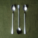 Сет лъжици за лате 3 бр. HOMLA STILO, сребрист