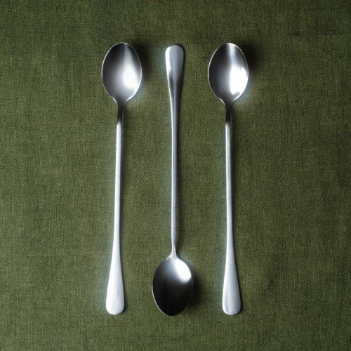 Сет лъжици за лате 3 бр. HOMLA STILO, сребрист