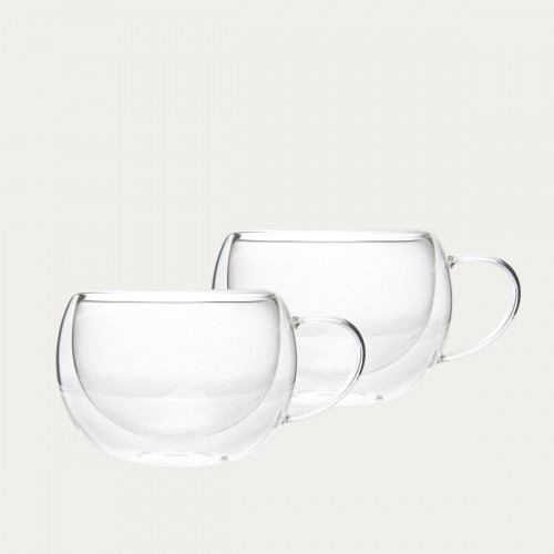 Сет чаши с двойно дъно 2 бр. HOMLA CEMBRA 270 мл.