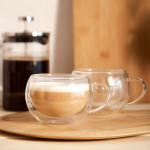 Сет чаши с двойно дъно 2 бр. HOMLA CEMBRA 270 мл.