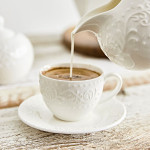 Чаша с чиния HOMLA SYLIA 90 мл. Чаша с чиния HOMLA SYLIA 90 мл.