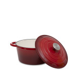 Тенджера HOMLA ANDREAS 4000 мл., червен