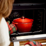 Тенджера HOMLA ANDREAS 4000 мл., червен