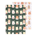 Сет кухненски кърпи 2 бр. HOMLA REINDEER 65x45 см.