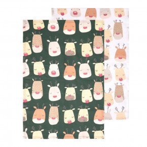 Сет кухненски кърпи 2 бр. HOMLA REINDEER 65x45 см.