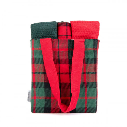 Сет кухненски кърпи 3 части HOMLA TARTAN 65x45 см.