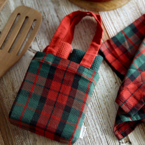 Сет кухненски кърпи 3 части HOMLA TARTAN 65x45 см.