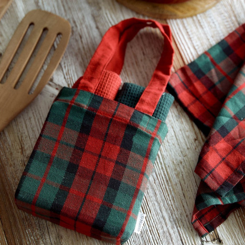 Сет кухненски кърпи 3 части HOMLA TARTAN 65x45 см.