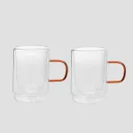 Сет чаши с двойно дъно 2 бр. HOMLA CEMBRA RETRO 350 мл.