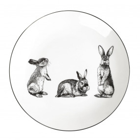 Чиния със зайци HOMLA DIBI 21 см.