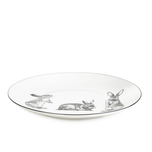 Чиния със зайци HOMLA DIBI 21 см.