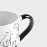 Чаша HOMLA HUROS 450 мл., котка