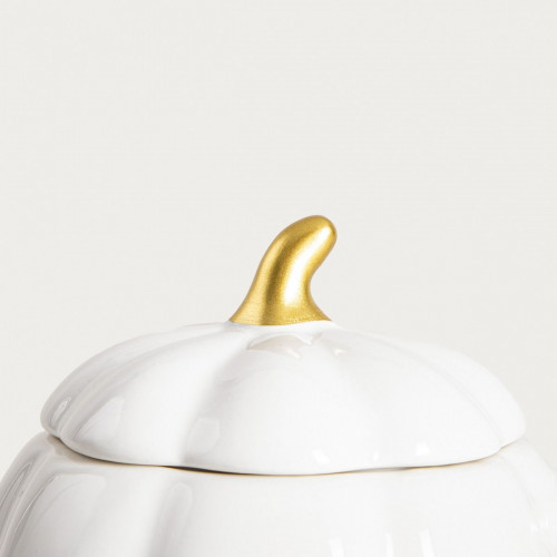 Чаша с капак HOMLA PUMPKIE 600 мл., бял