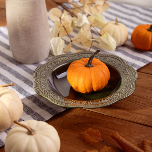 Чиния - дълбока HOMLA SALTIS 22 см., зелен