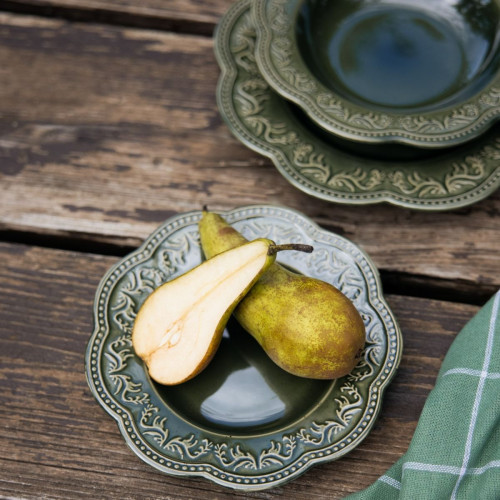 Чиния - дълбока HOMLA SALTIS 22 см., зелен