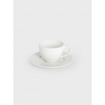 Чаша с чиния HOMLA SIENA 240 мл., бял