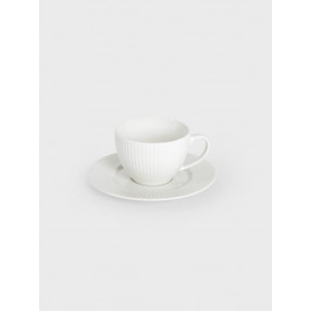 Чаша с чиния HOMLA SIENA 240 мл., бял