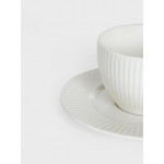 Чаша с чиния HOMLA SIENA 240 мл., бял