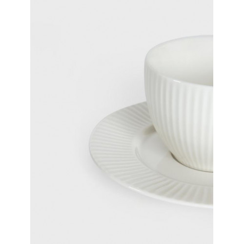 Чаша с чиния HOMLA SIENA 240 мл., бял