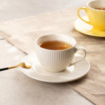 Чаша с чиния HOMLA SIENA 240 мл., бял