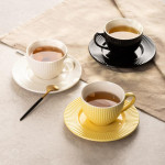 Чаша с чиния HOMLA SIENA 240 мл., бял