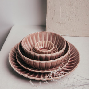 Чиния - дълбока HOMLA MELIDA 19 см., розов