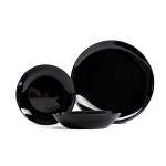 Сет чинии за хранене 18 части EXCELSA CAPRI, черен