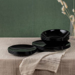 Сет чинии за хранене 18 части EXCELSA CAPRI, черен